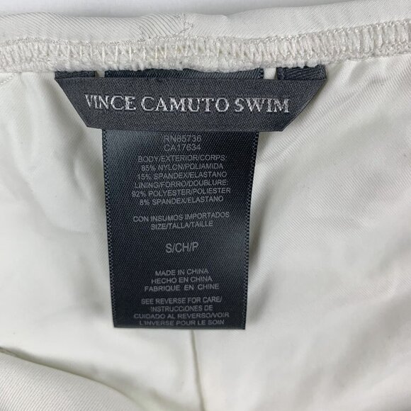 Vince Camuto Bikini Bottom Women's Small White Swimwear Summer Beach Pull-On - Picture 4 of 7